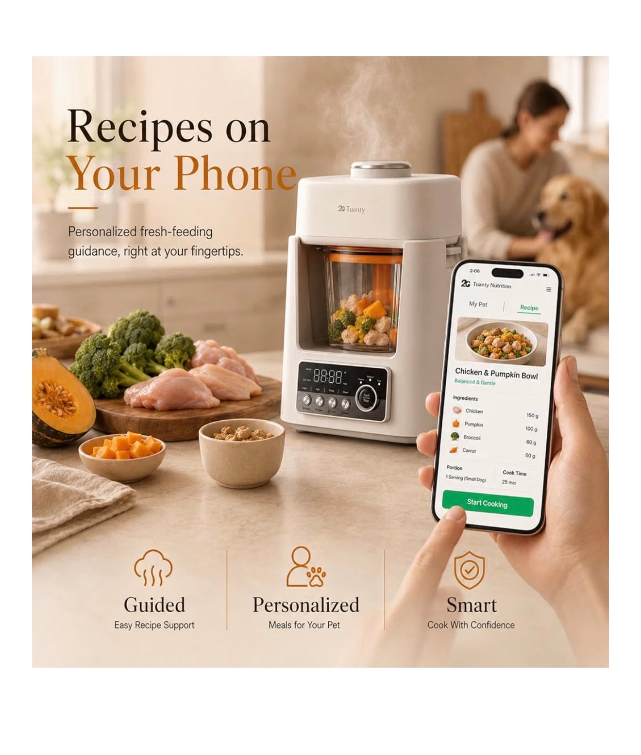 Automatic Pet Fresh Food Maker 2L