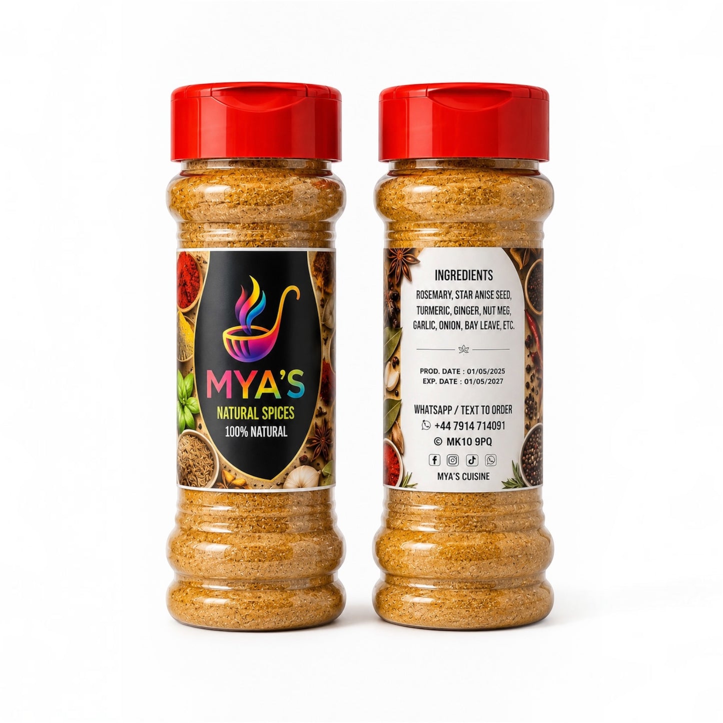 MYA’S Natural Spices – Premium All-Purpose Seasoning
