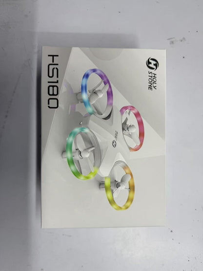 HS180 Kids Mini Drone with LED Lights for 6-12 Year Old Boys Girls, Small RC Quadcopter with 3 Batteries 21 Mins Flight, 360° Flips, Easy to Fly, Birthday Gift for Kids