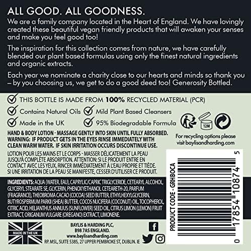 Goodness Oud, Cedar & Amber Hand & Body Lotion, 500 Ml (Pack of 3) - Vegan Friendly