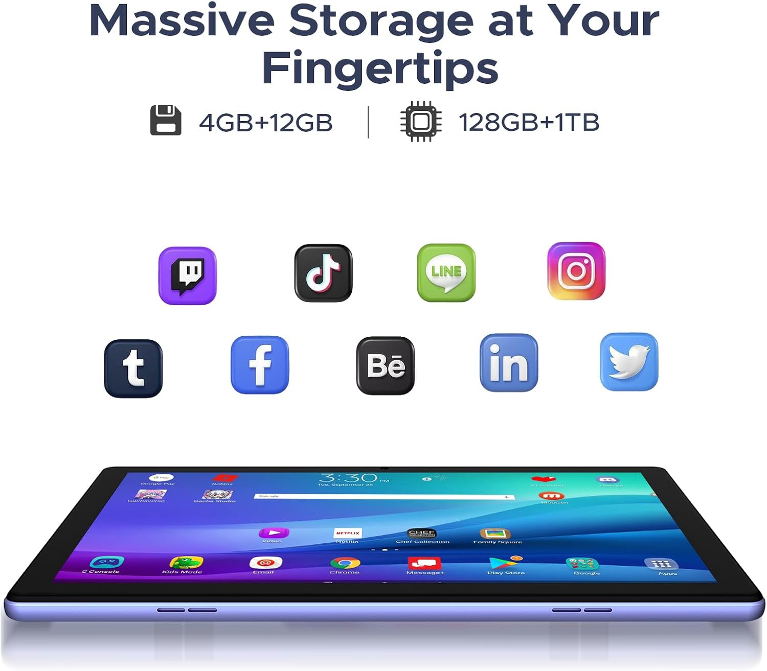 DOOGEE  (2025) Android 15 Tablet 10 Inch, 16GB RAM+128GB ROM(1TB TF), 2.0 Ghz/1280 * 800 HD+ Ips/Wifi 6/Bluetooth 5.0/5060Mah/5Mp+8Mp/Otg/Type C/3.5Mm Headphone Jack(Gray)