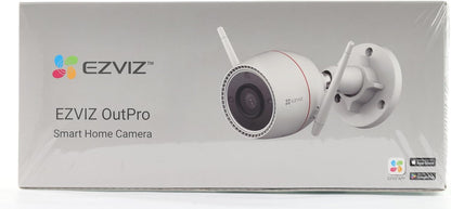 2K Outdoor Security Camera CCTV Wi-Fi Camera, 30M Colour Night Vision, AI Human Motion Detection, Two-Way Audio, Strobe & Siren Alert, IP67 Waterproof, 256GB SD Card/Cloud Storage (Outpro)