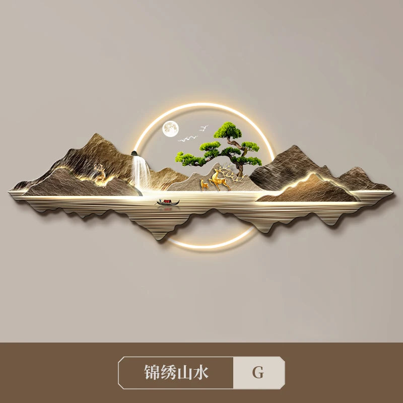 Light Luxury Clock Wall Chinese Modern Fashion Living Room Decorative Wall Watch Interior Design Horloge Murale Wall Decor