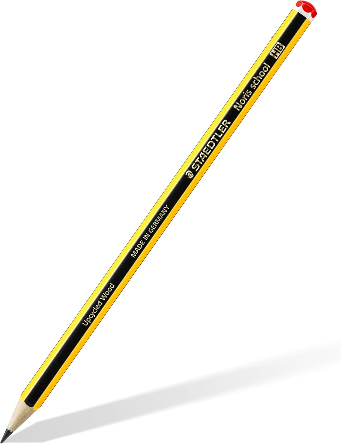 STAEDTLER 121-S BK5D Noris School Graphite Pencils - Assorted Degrees, 2B, B, HB, H, 2H (Pack of 5), Black