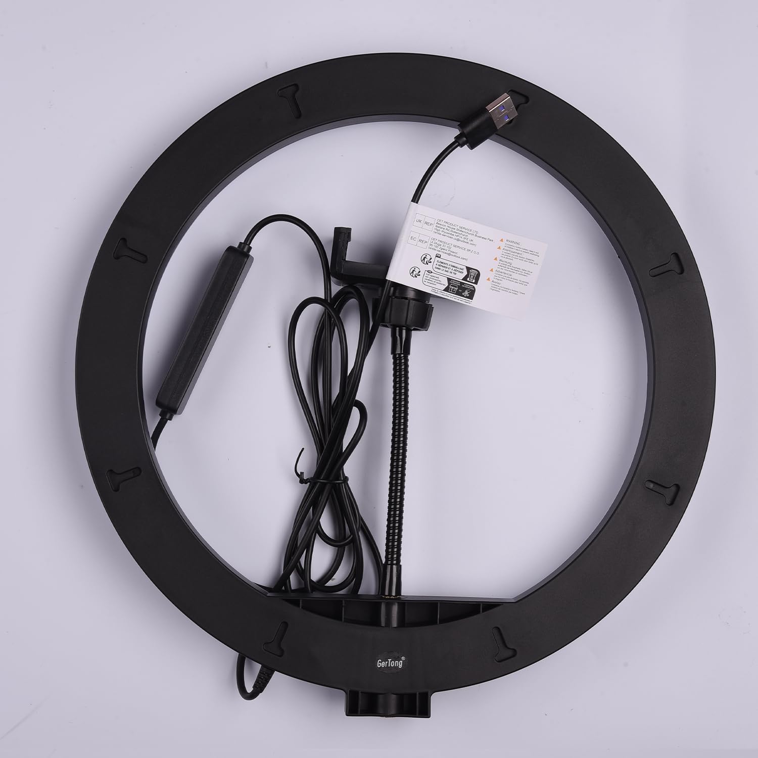 11.5'' Ring Light with Tripod Stand & Phone Holder Tall,  LED Professional Selfie Circle Ringlight with Remote for Makeup Youtube, Floor/Desk USB Halo Lamp with 40 RGB Modes 13 Brightness