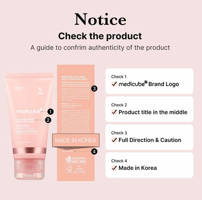 medicube Collagen Night Wrapping Mask Overnight Glow Skincare Treatment