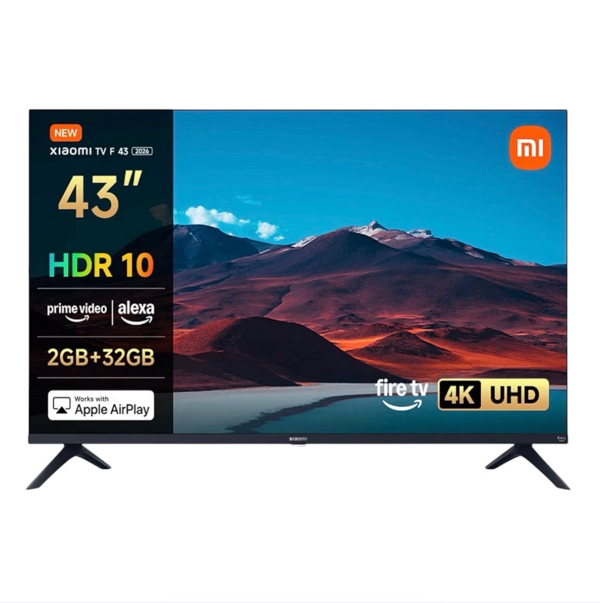Xiaomi TV F 43” 4K UHD Smart TV | Fire TV, Alexa & HDR10