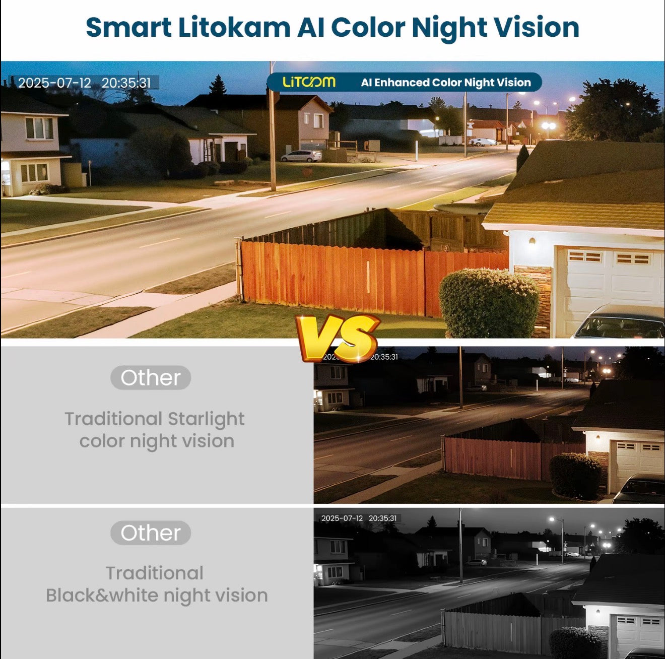 2K Litokam Window Camera Indoor Security Camera