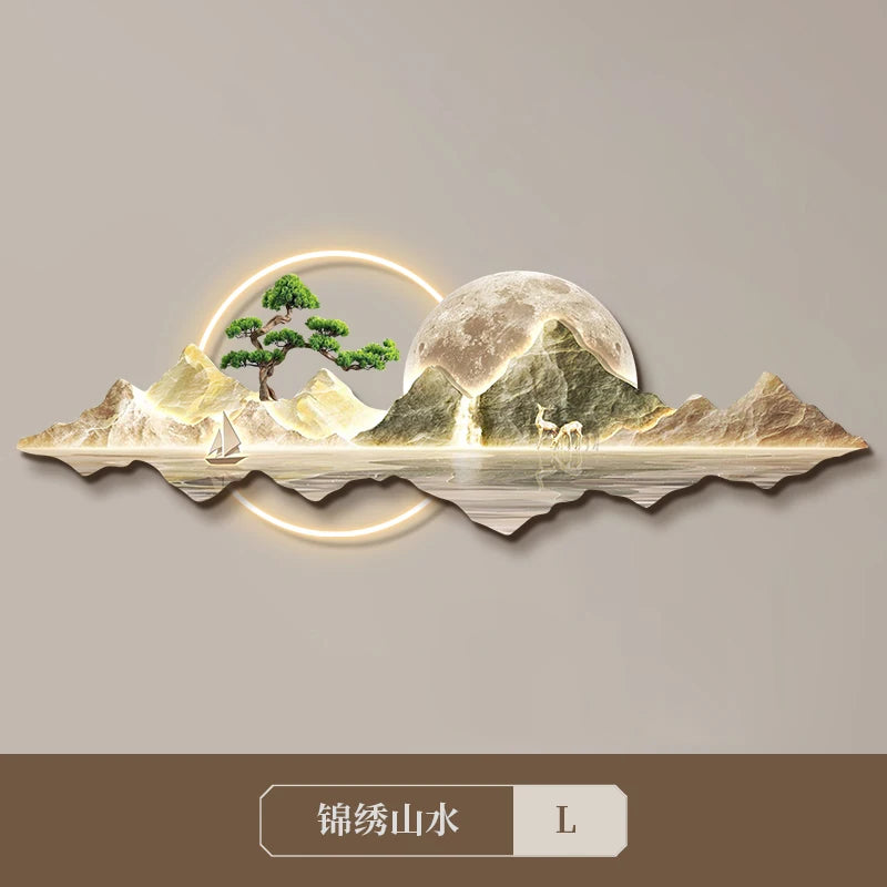 Light Luxury Clock Wall Chinese Modern Fashion Living Room Decorative Wall Watch Interior Design Horloge Murale Wall Decor