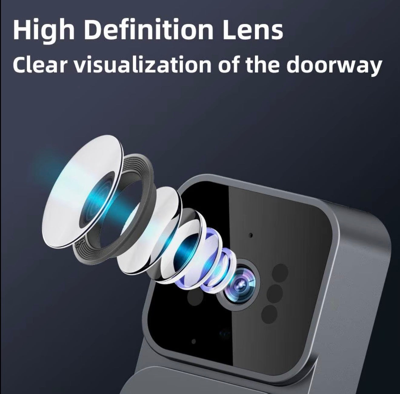 Video Doorbell Camera UK No Subscription Fees Smart Security
