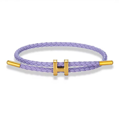 MKENDN Adjustable 3mm Red Braided Leather Bracelet for Men & Women Stainless Steel Jewelry Classic Simple Unisex Couple Gift