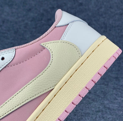 Travis Scott x Air Jordan 1 Low OG SP 'Sail Shy Pink'