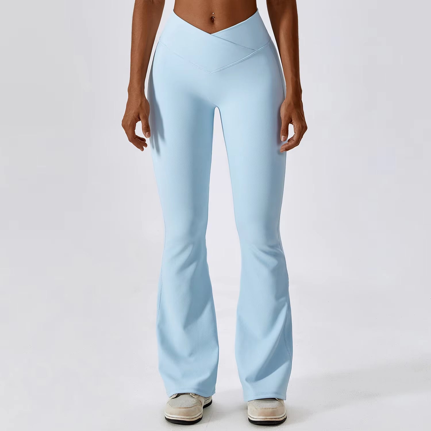 Women's High-Waisted Flare Pants – Sleek, Stylish & Office-Ready! 