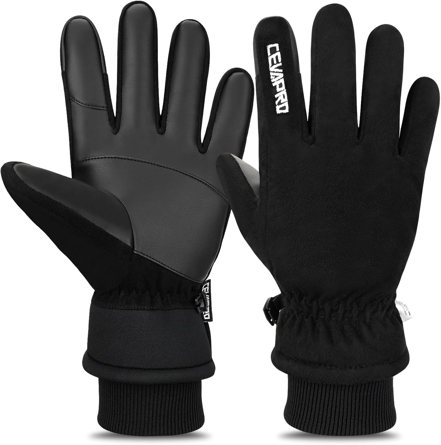 Thermal Gloves Coldproof Winter Gloves Men Women Touch Screen 3M Thinsulate Ski Glove for Snowboarding Running Driving Hiking Working Outdoor