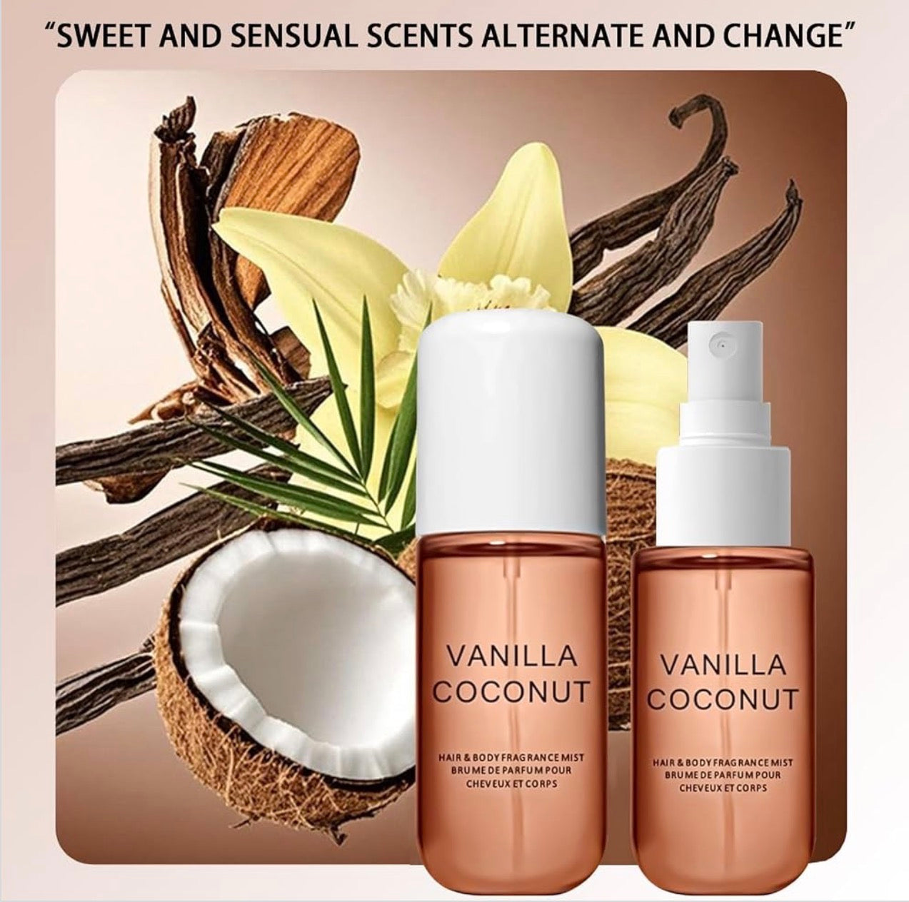 Vanilla Coconut Hair & Body Spray 50ml