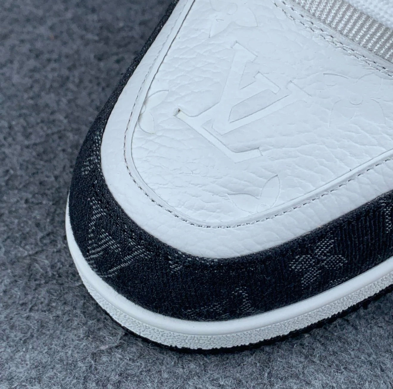 LV Trainer 'Black Monogram Denim'