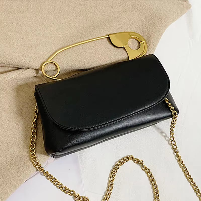 PU Leather Handbag Women Designer Chains Flap Shoulder Bag 2020 Fashion Party Clutch Bags Purse Mini Crossbody Tote Female Bolsa