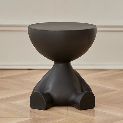 INS Cream Wind Coffee Table Nordic Plastic Sofa Side Tables Bedroom Bedside Tables Living Room Furniture round Small Low Stool