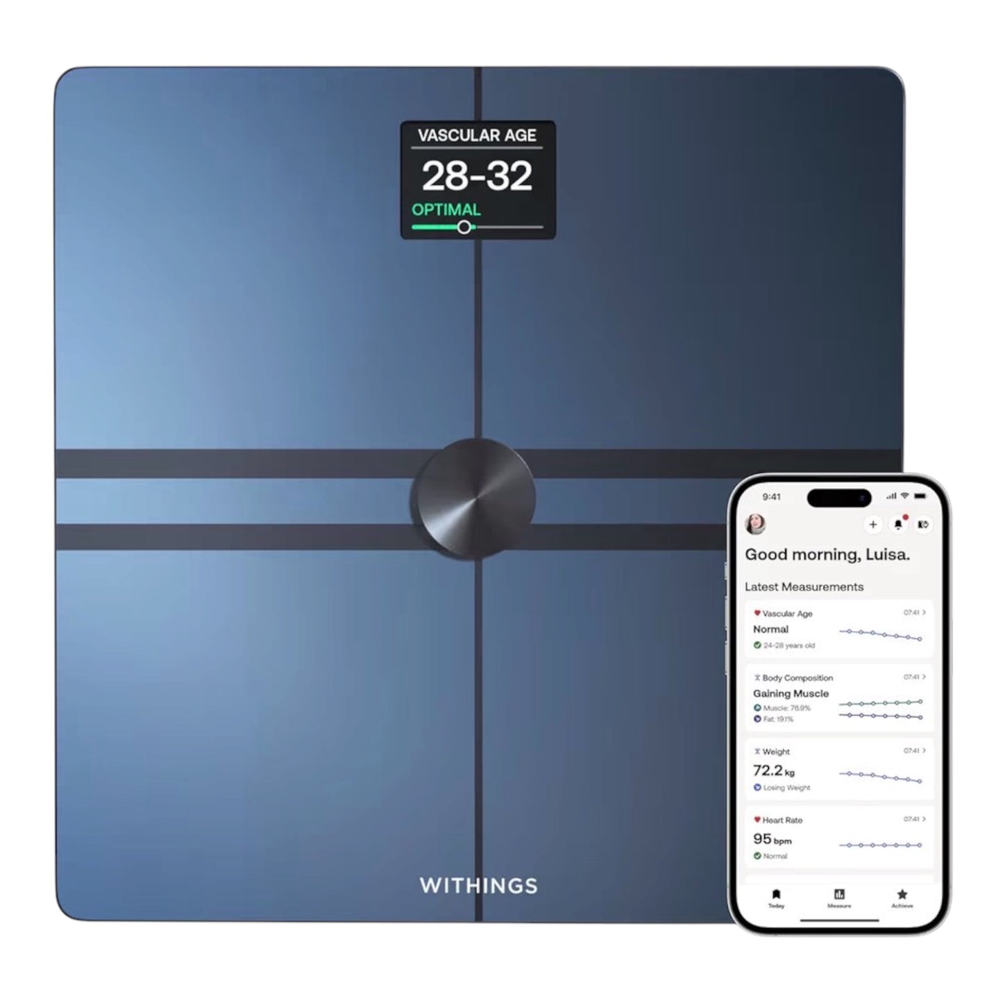 Withings Body Comp Smart Scale Body Composition WiFi Bluetooth