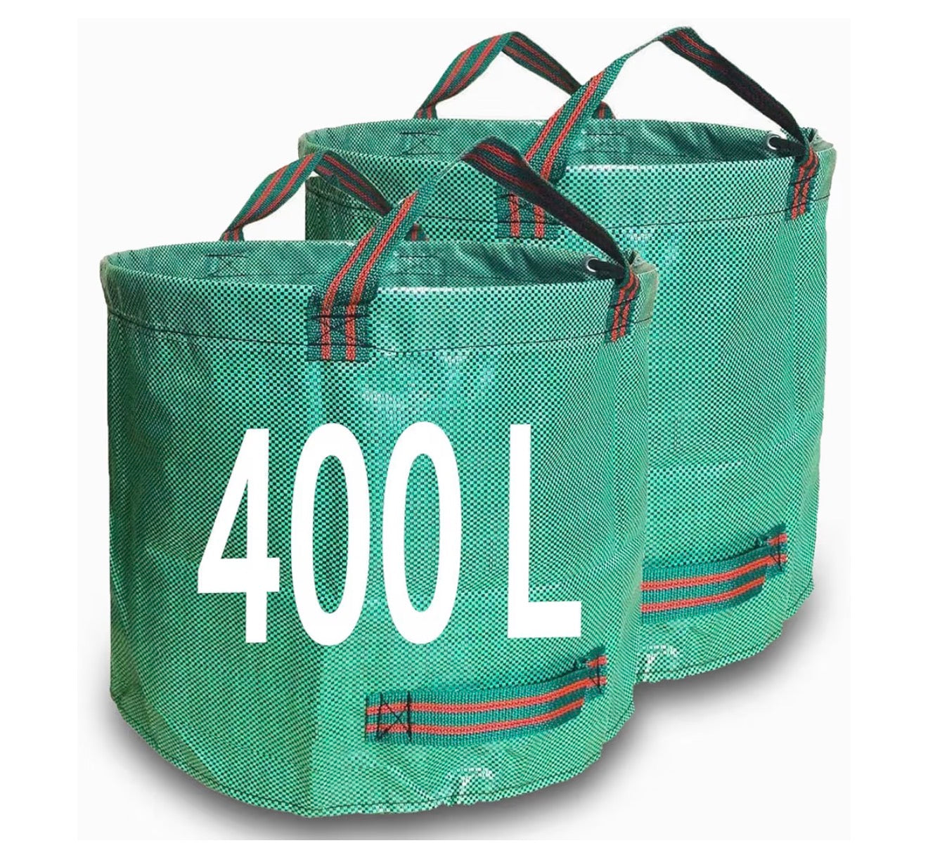 Singwow 500L Garden Waste Bags 2 Pack Heavy Duty Reusable Sacks