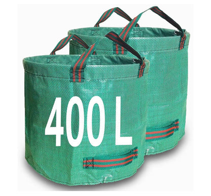 Singwow 500L Garden Waste Bags 2 Pack Heavy Duty Reusable Sacks
