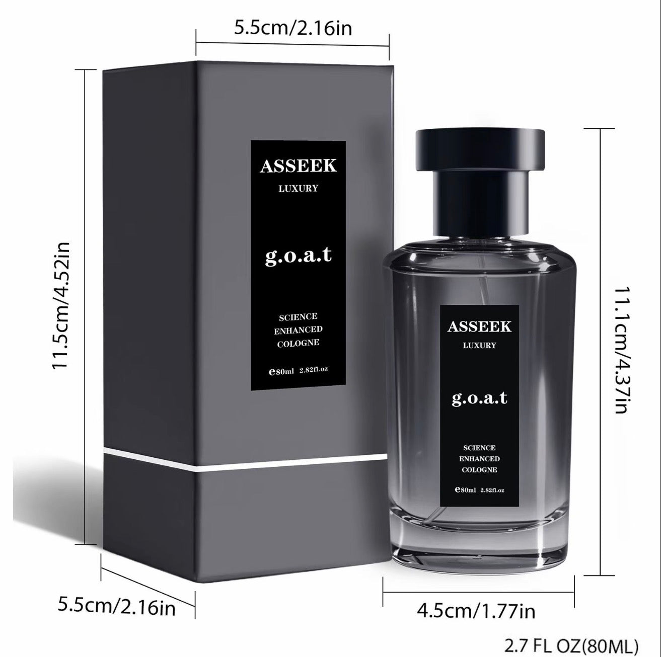 ASSEEK Midnight Marine Man Eau de Parfum 80ml Woody Amber