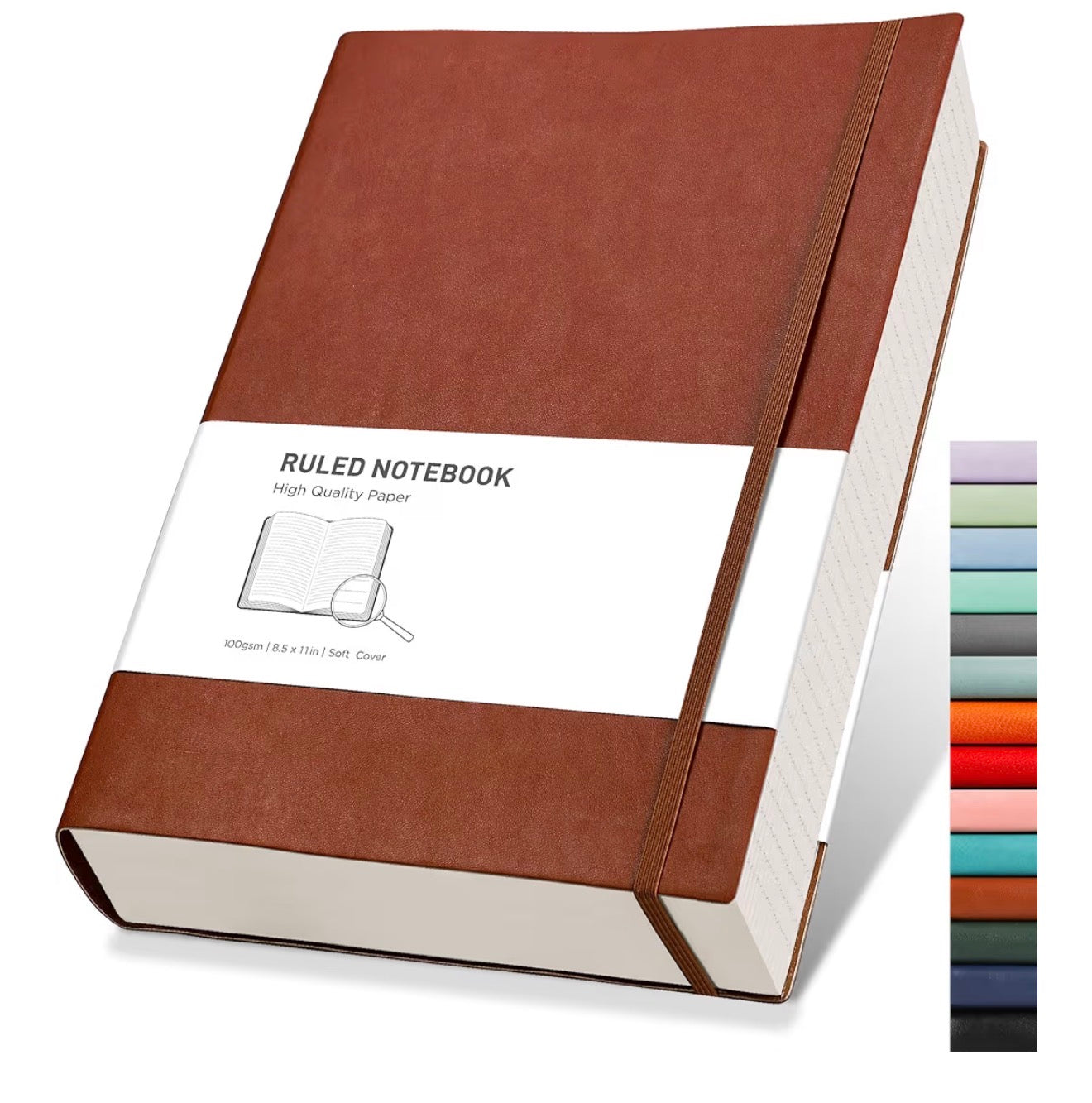 RETTACY A4 Lined Notebook 320 Pages 100 GSM