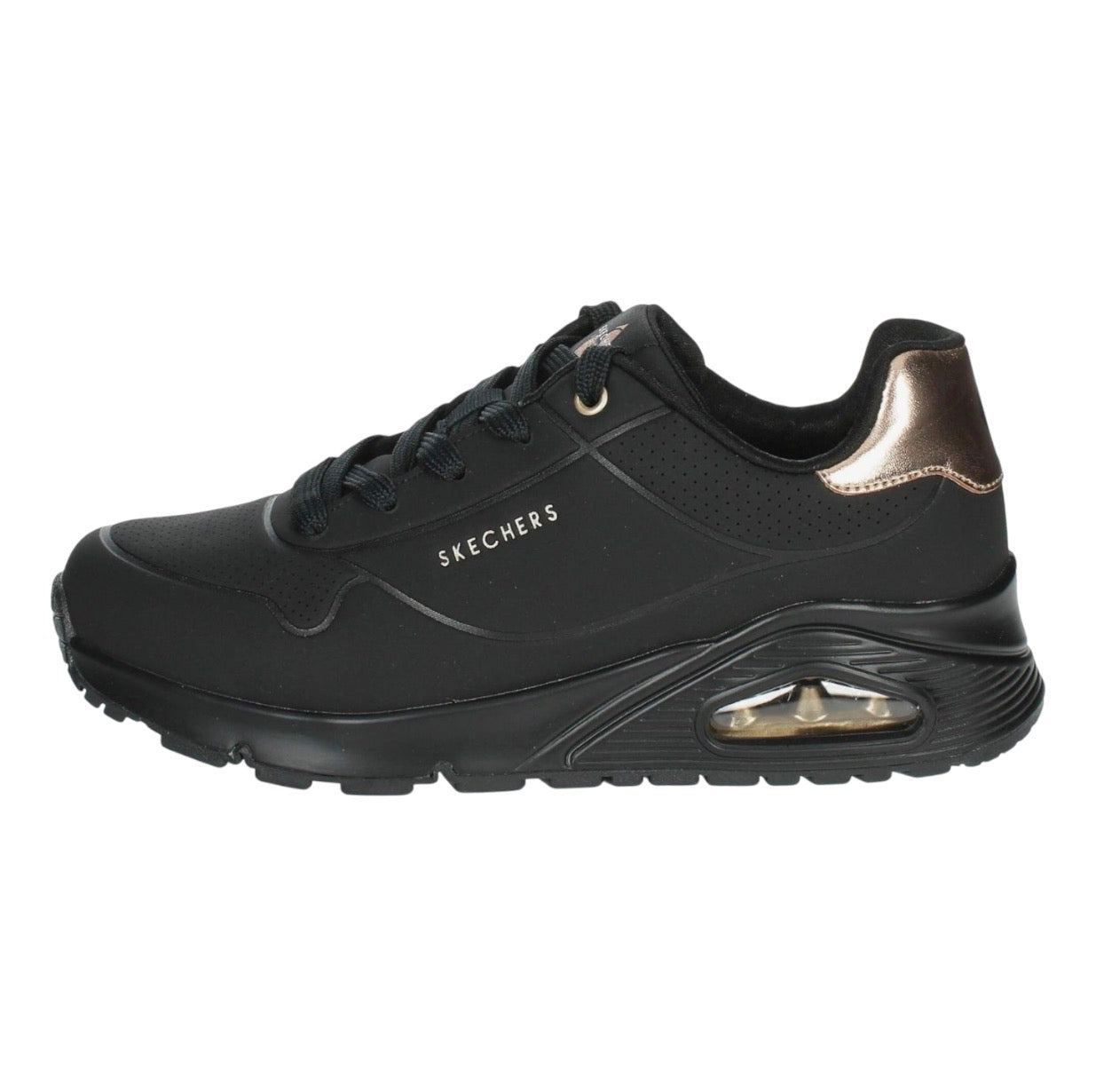 Skechers Girls Uno Gen1 Shimmer Away Slip-On Shoes
