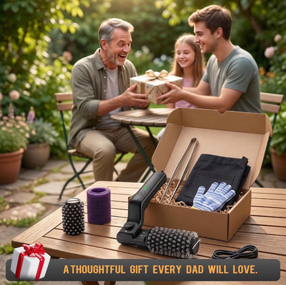 Cordless Electric Grill Brush Cleaner Set