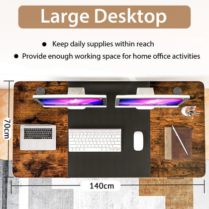 Electric Height-Adjustable Standing Desk with Integrated USB Charging: Enhance Your Workspace Comfort and Productivity