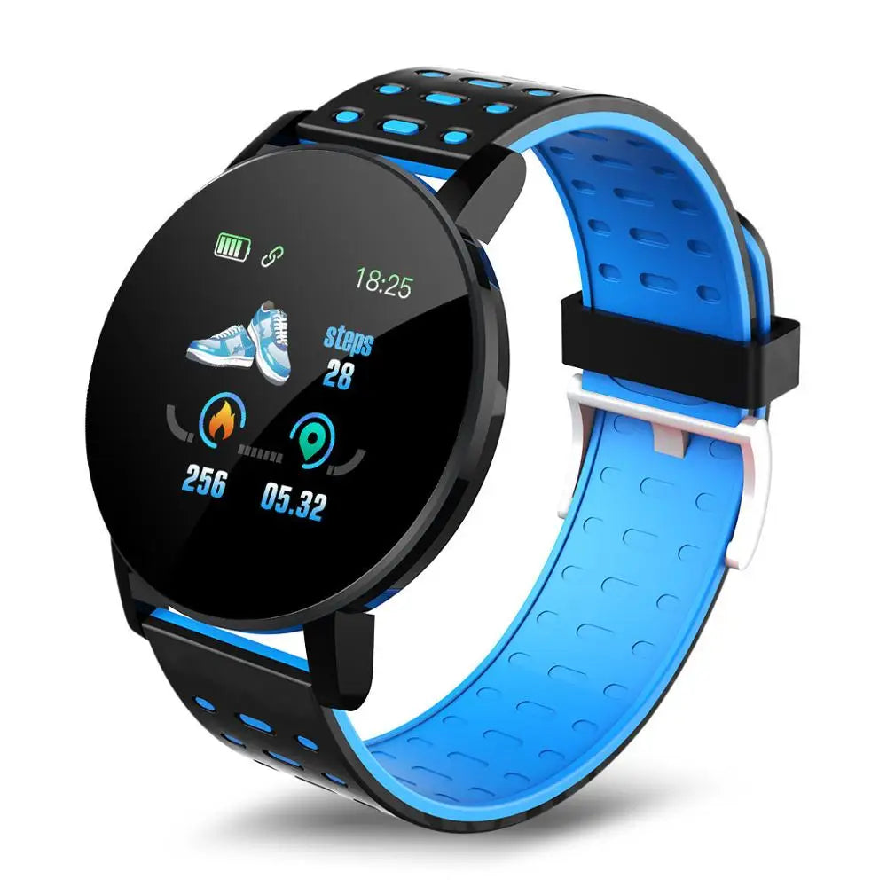 119S Bluetooth Smartwatch - Advanced Health Monitoring and Fitness Tracking for Men and Women, Compatible with Android and iOS