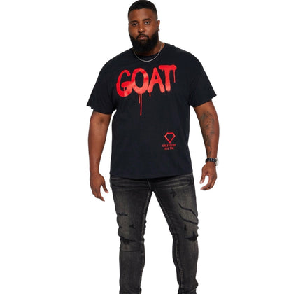 Diamond Goat Short Sleeve Tee Black