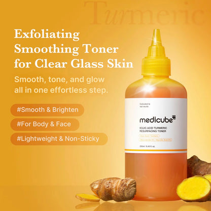 medicube Kojic Acid Turmeric Power Trio Toner Pads Toner Serum Skincare Set