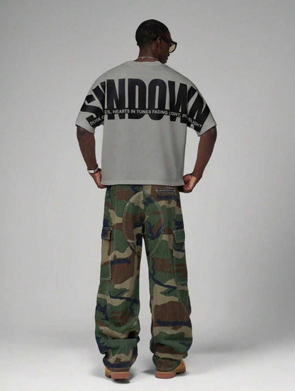 STYNVO Men’s Letter Graphic T Shirt