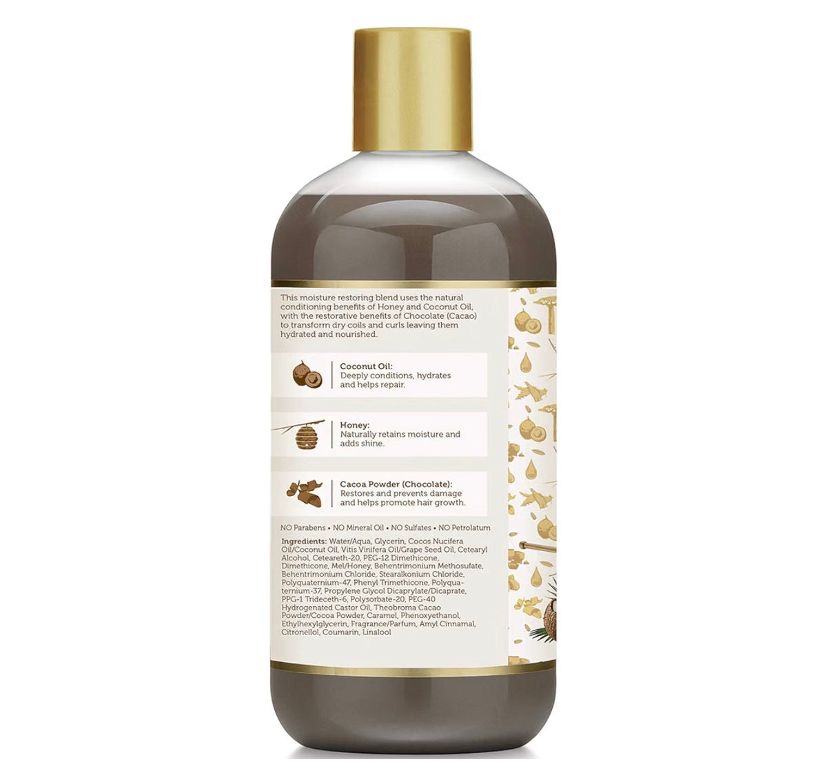 African Pride Moisture Miracle Shampoo & Conditioner Set 12 oz | Honey, Chocolate & Coconut Oil