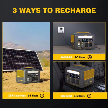 VTOMAN Jump 600X 299Wh 600W LiFePO₄ Portable Power Station
