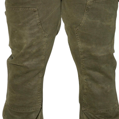 Indestructible Slim Flare Carpenter Pants Olive