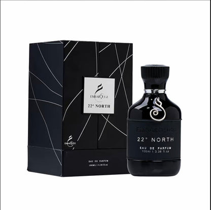 Embarouge 22 NORTH Men’s Eau de Parfum 100ml Raspberry Oud Amberwood
