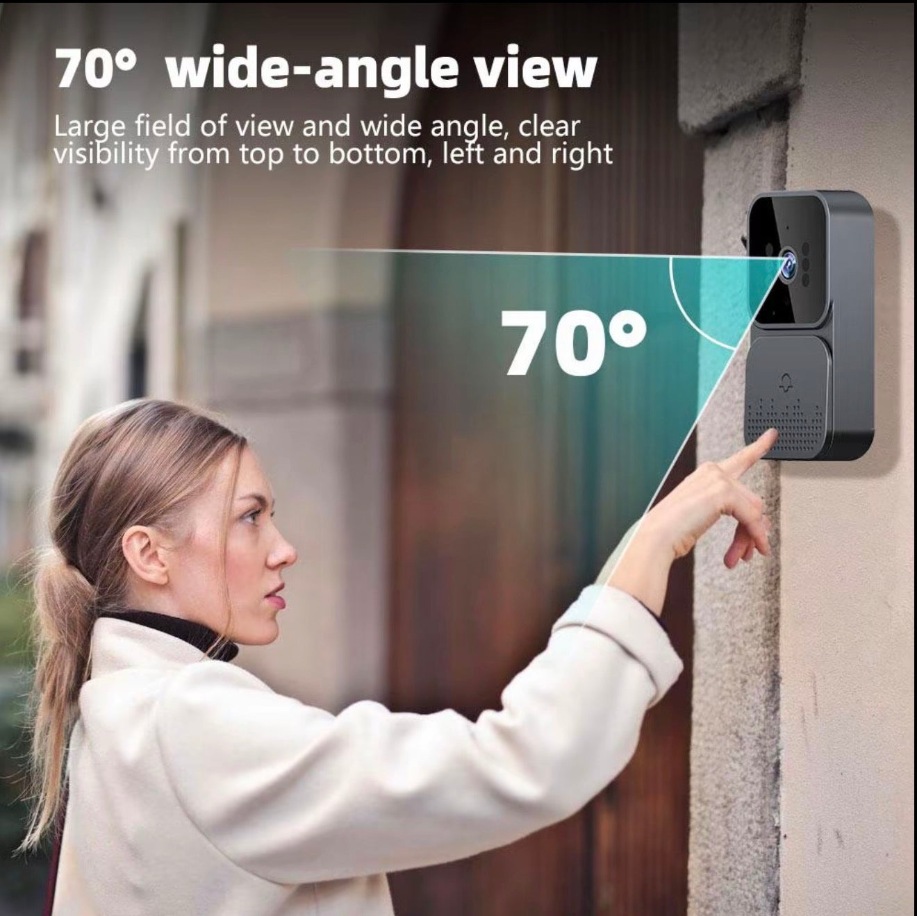 Video Doorbell Camera UK No Subscription Fees Smart Security