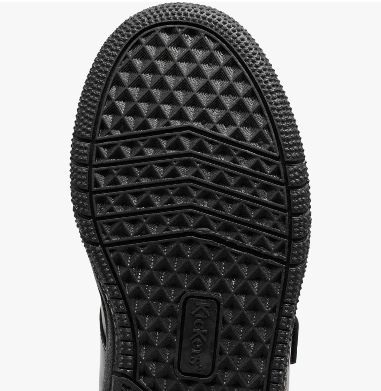 Kickers Kids Mervan Unisex Black School Shoes Trainer Style