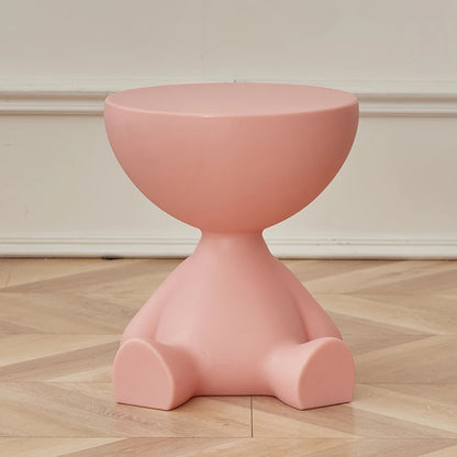 INS Cream Wind Coffee Table Nordic Plastic Sofa Side Tables Bedroom Bedside Tables Living Room Furniture round Small Low Stool