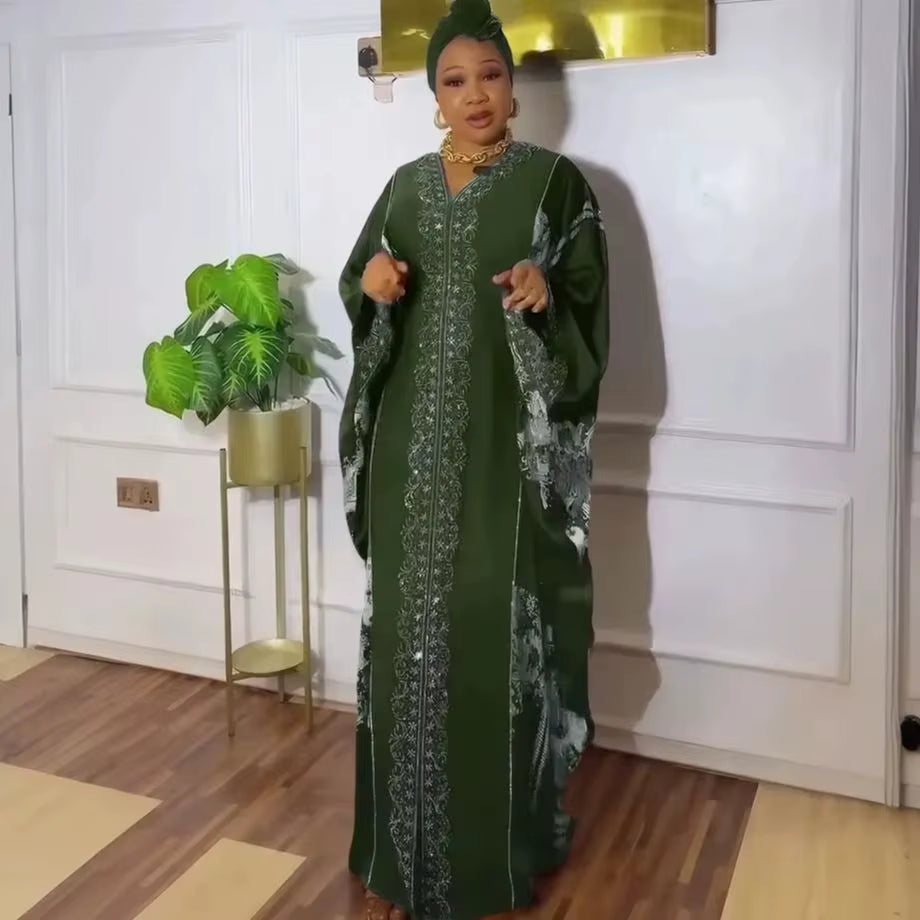 Abayas for Women Dubai Luxury 2025 African Muslim Fashion Dress Caftan Marocain Evening Party Dresses Boubou Robe Djellaba Femme