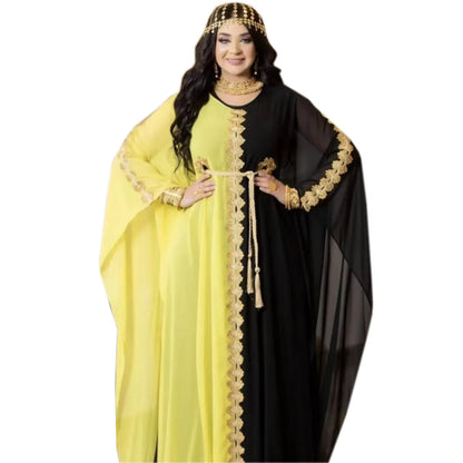 African Dresses for Women Vetement Femme Dashiki Abaya Print Maxi Dress Autumn New Africa Clothes Dashiki Ankara Dresses