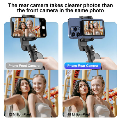 Wireless Selfie Monitor Screen，Magnetic Phone Vlog Selfie Monitor Screen 4K, Compatible with Iphone & Android