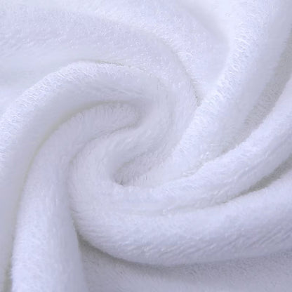 White Soft Cotton Fabric Face Towel Hotel Bath Towel Wash Cloths Hand Towels Portable Multifunctional Cleaning Towel