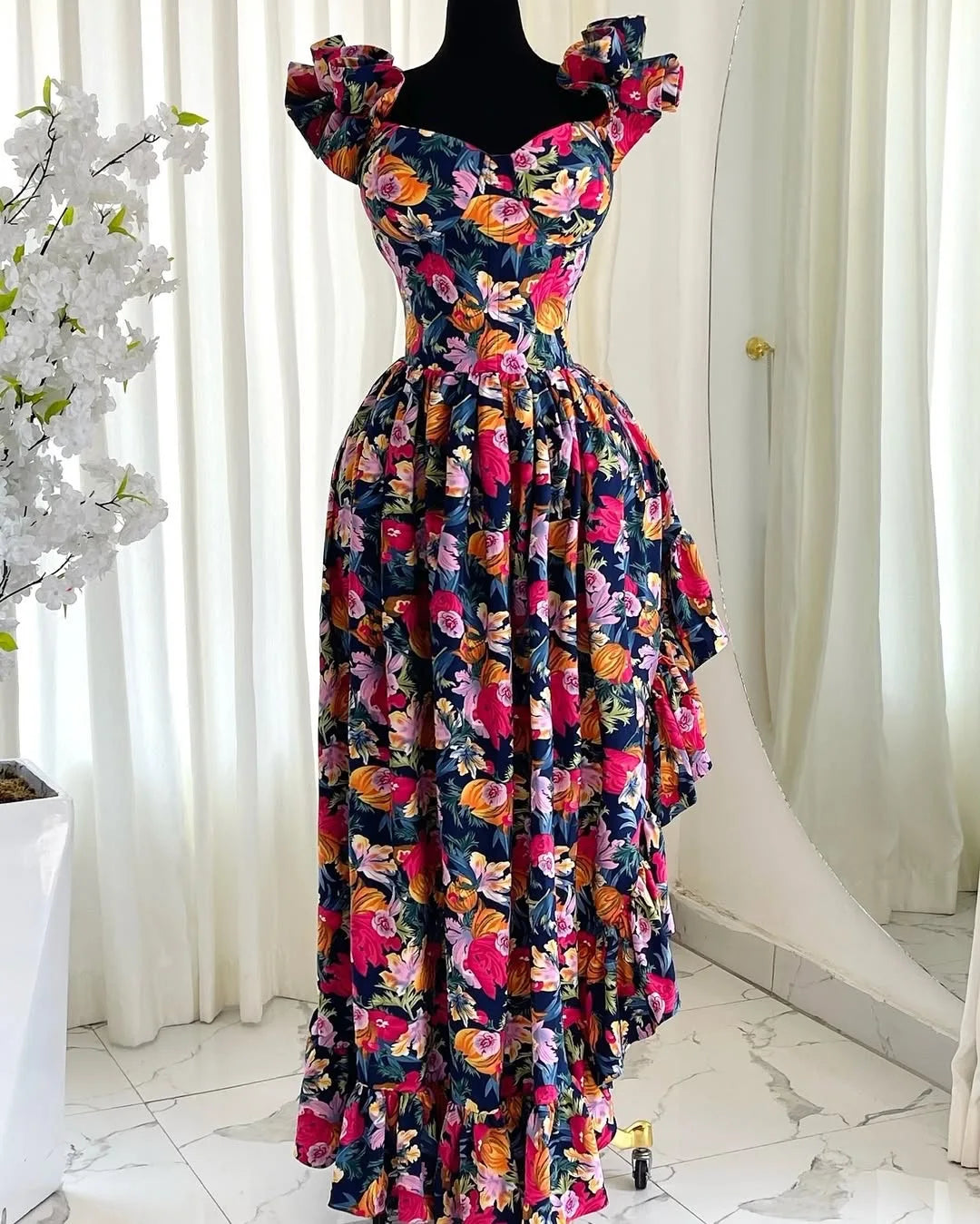 African Dresses for Women Summer Spring Africa Clothing Sleeveless Ruched Dress Sexy V-Neck Slim Dress Office Lady Party