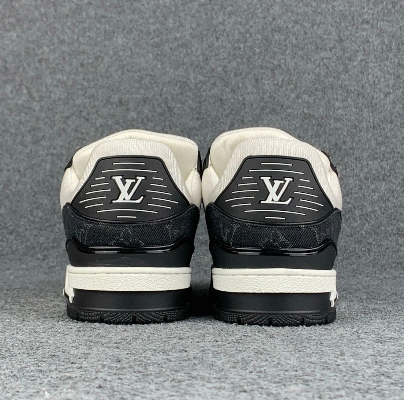 LV Trainer 'Black Monogram Denim'