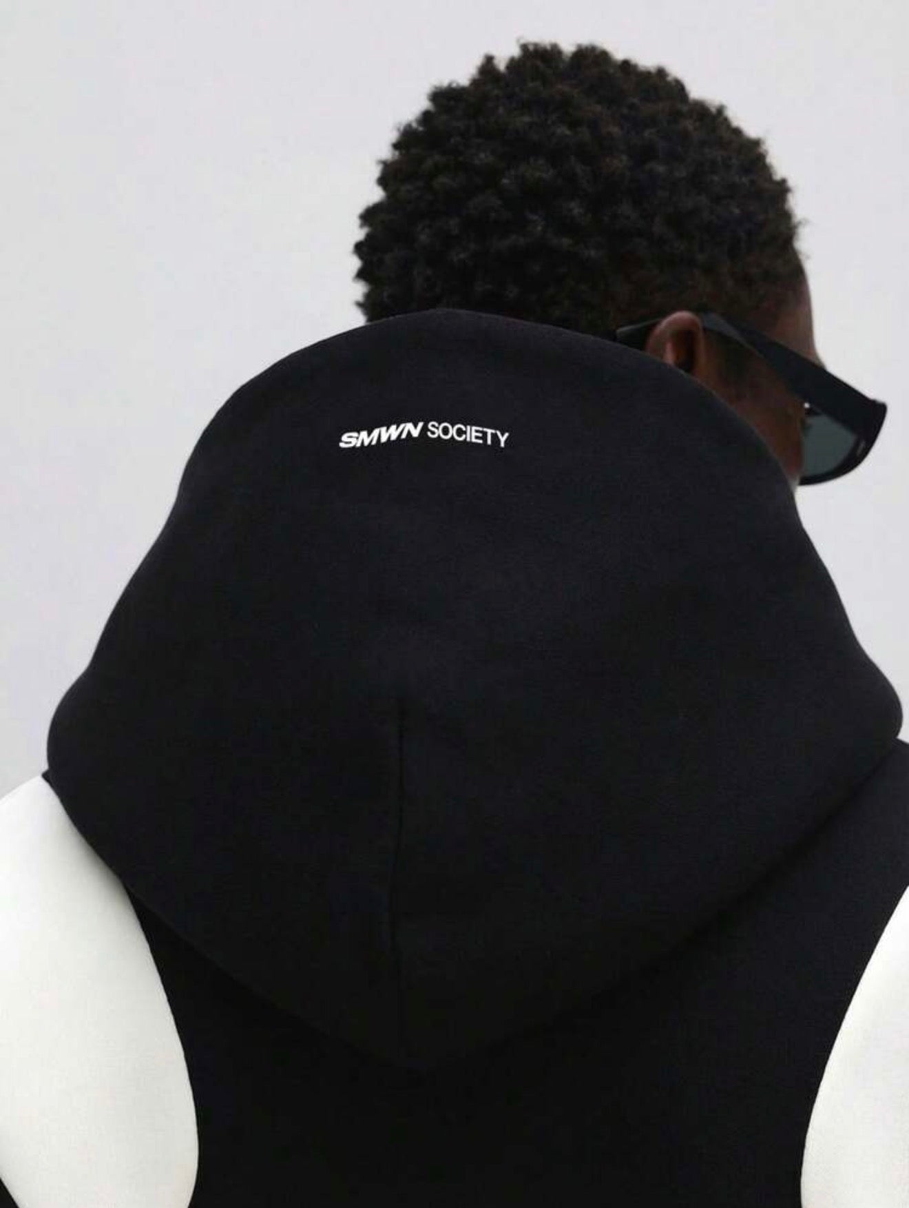 SUMWON Cropped Zip Up Hoodie