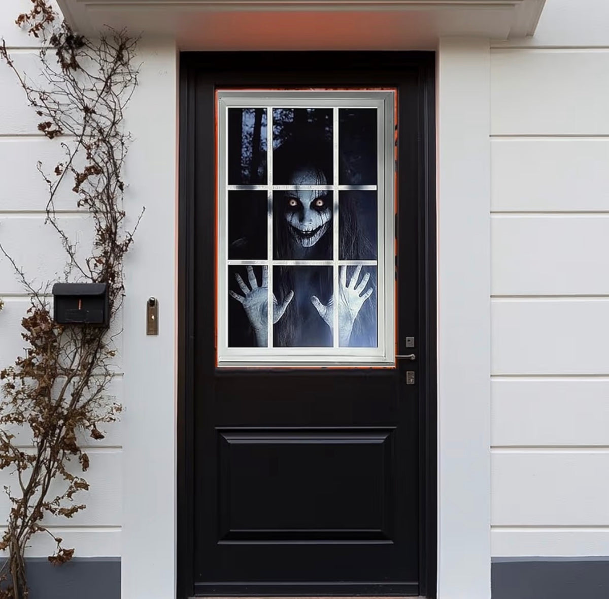 Scary Halloween Window Decorations & Horror Curtains | Minja Superstore