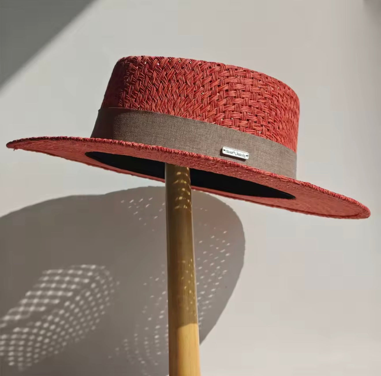 2026 Beach Straw Hat for Women Wide Brim UV Protection Boater Style Summer Hat